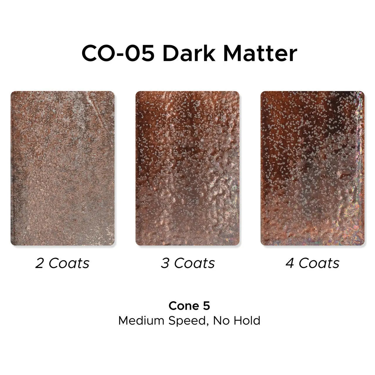 Amaco CO-05 Kristallglasur Dark Matter