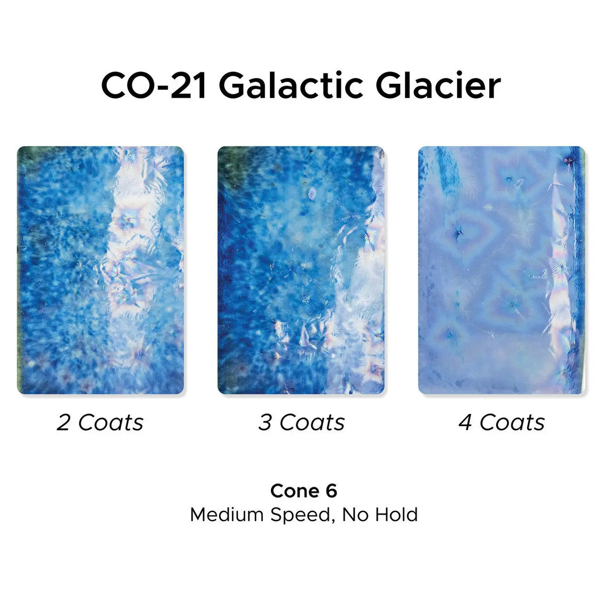 Amaco CO-21 Kristallglasur Galactic Glacier