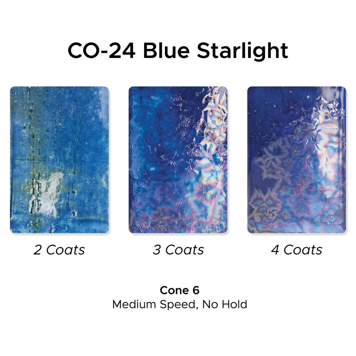 Amaco CO-24 Kristallglasur Blue Starlight
