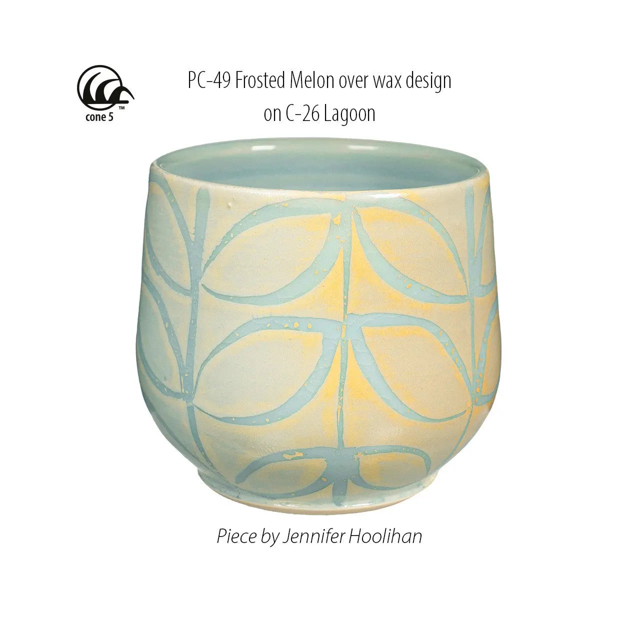 Amaco PC-49 Steinzeugglasur Frosted Melon