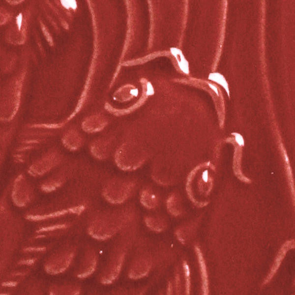 Amaco LG-57 Niedrigbrand-Glasur Intense Red