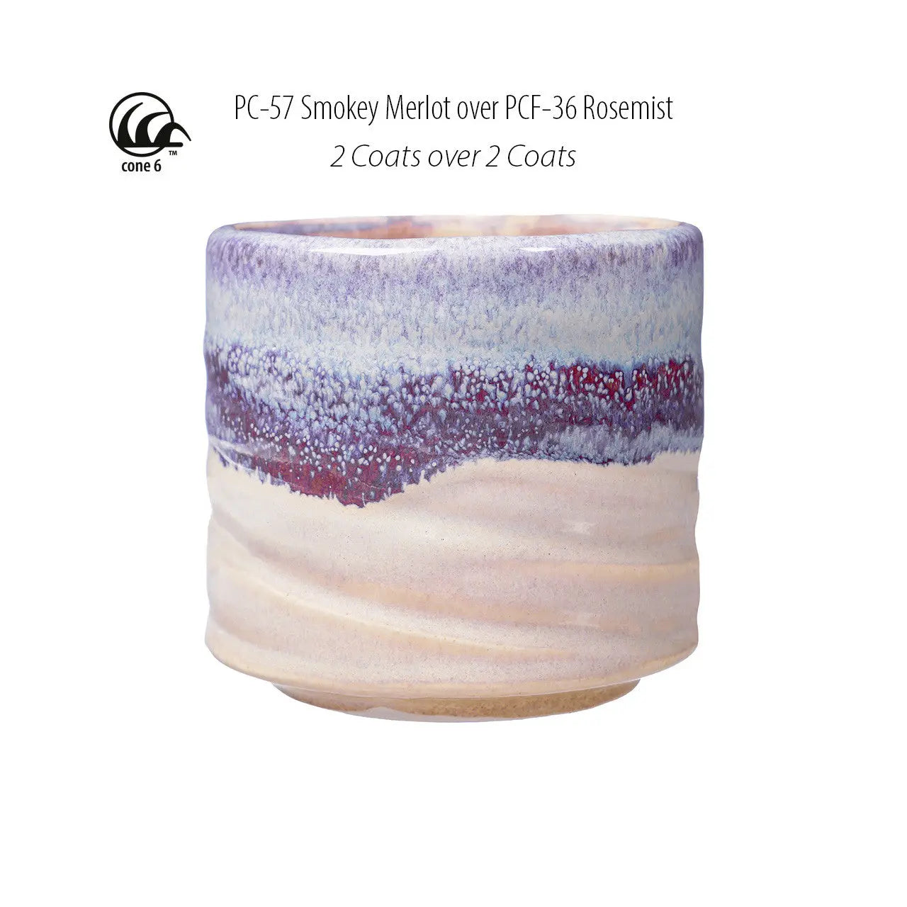 Amaco PCF-36 Steinzeugglasur Rose Mist