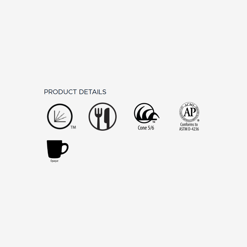 Amaco PC-17 Steinzeugglasur Honey Flux