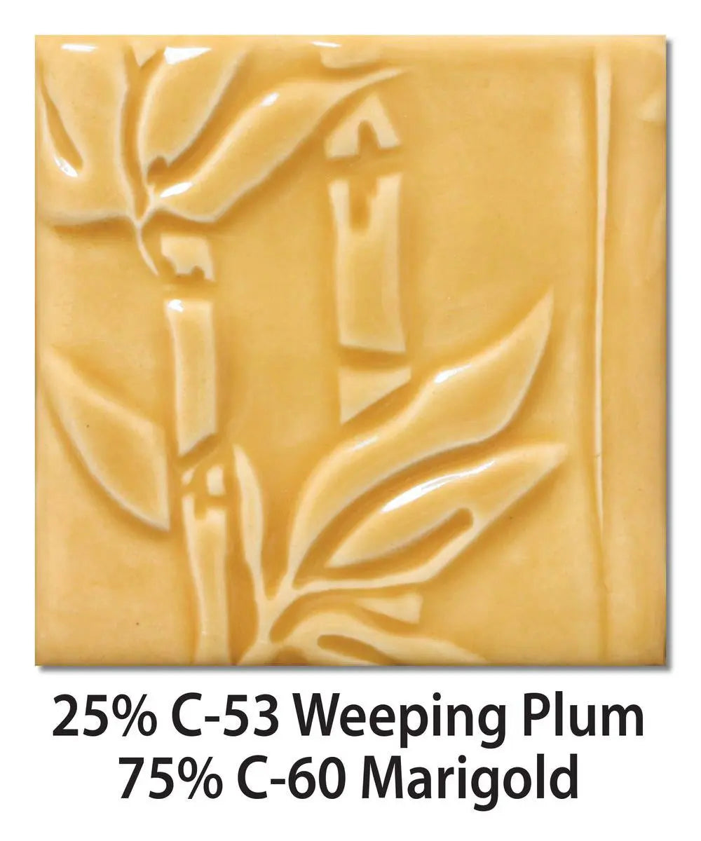 Amaco C-53 Steinzeugglasur Weeping Plum