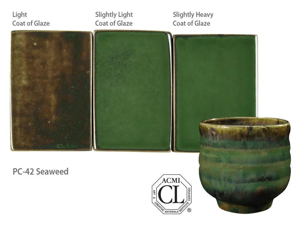 Amaco PC-42 Steinzeugglasur Seaweed