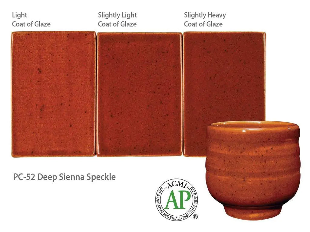 Amaco PC-52 Steinzeugglasur Deep Sienna Speckle