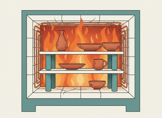 Brennofen Zubehör erklärt: Ofenplatten, Stützen, Trennmittel & Brennstäbe