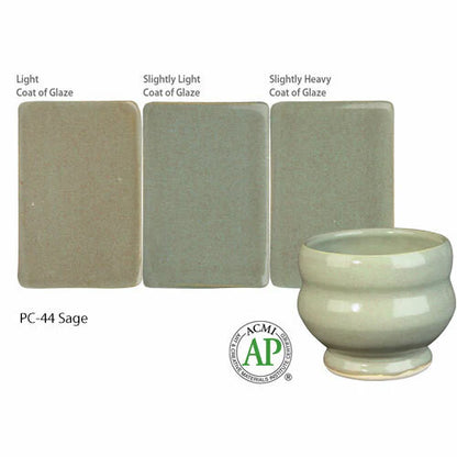 Amaco PC-44 Steinzeugglasur Sage