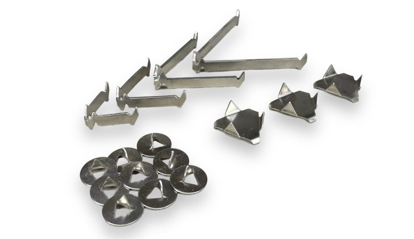 Pyrotec Abstandshalter-Set aus Edelstahl