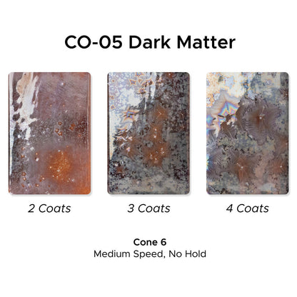 Amaco CO-05 Kristallglasur Dark Matter