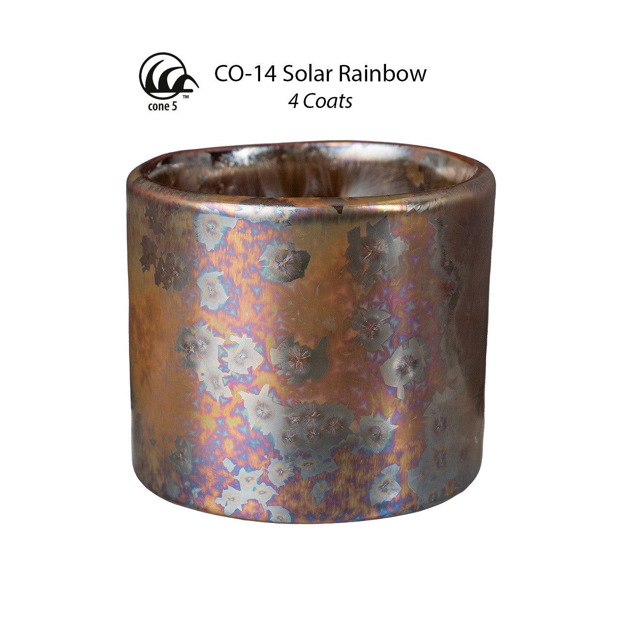 Amaco CO-14 Kristallglasur Solar Rainbow