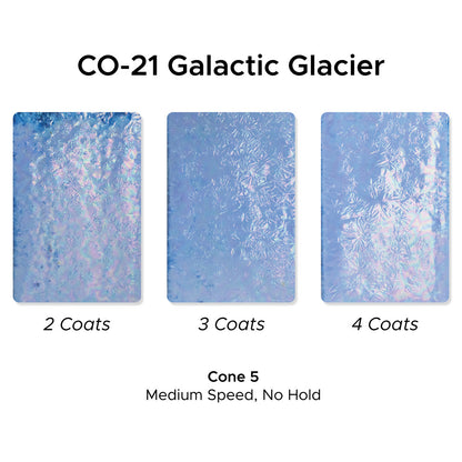 Amaco CO-21 Kristallglasur Galactic Glacier