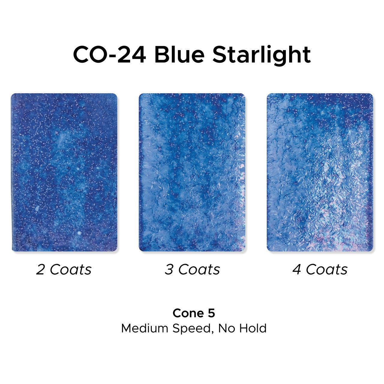 Amaco CO-24 Kristallglasur Blue Starlight