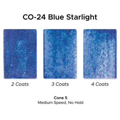 Amaco CO-24 Kristallglasur Blue Starlight