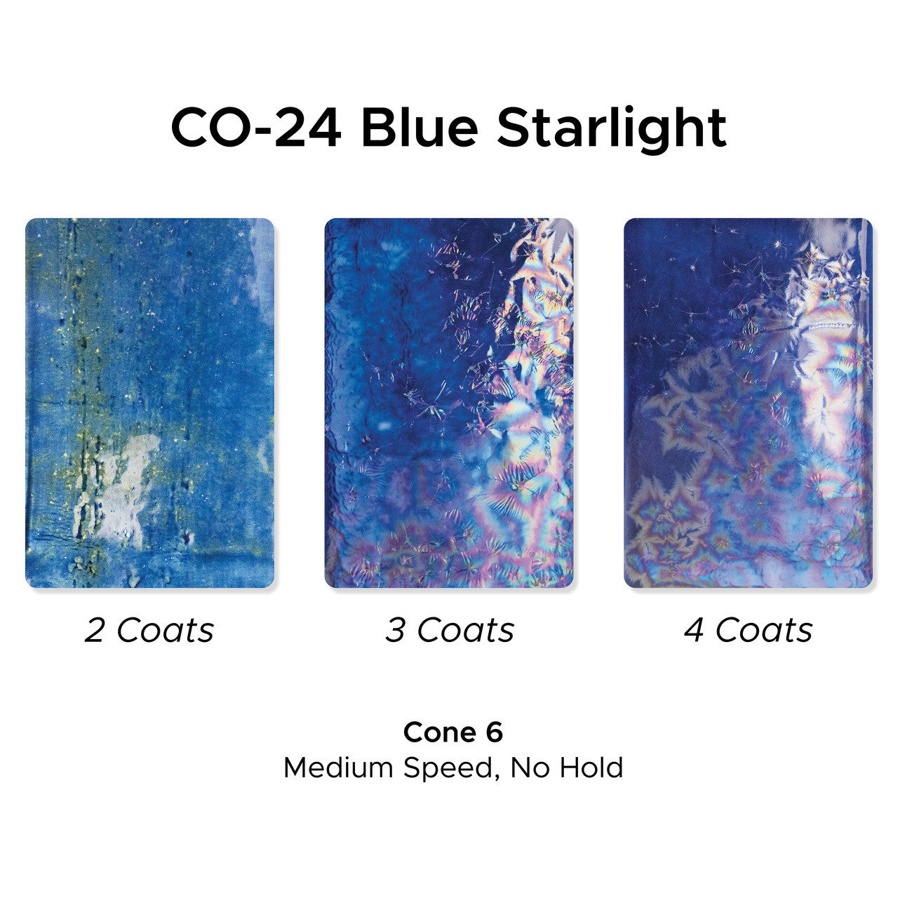 Amaco CO-24 Kristallglasur Blue Starlight