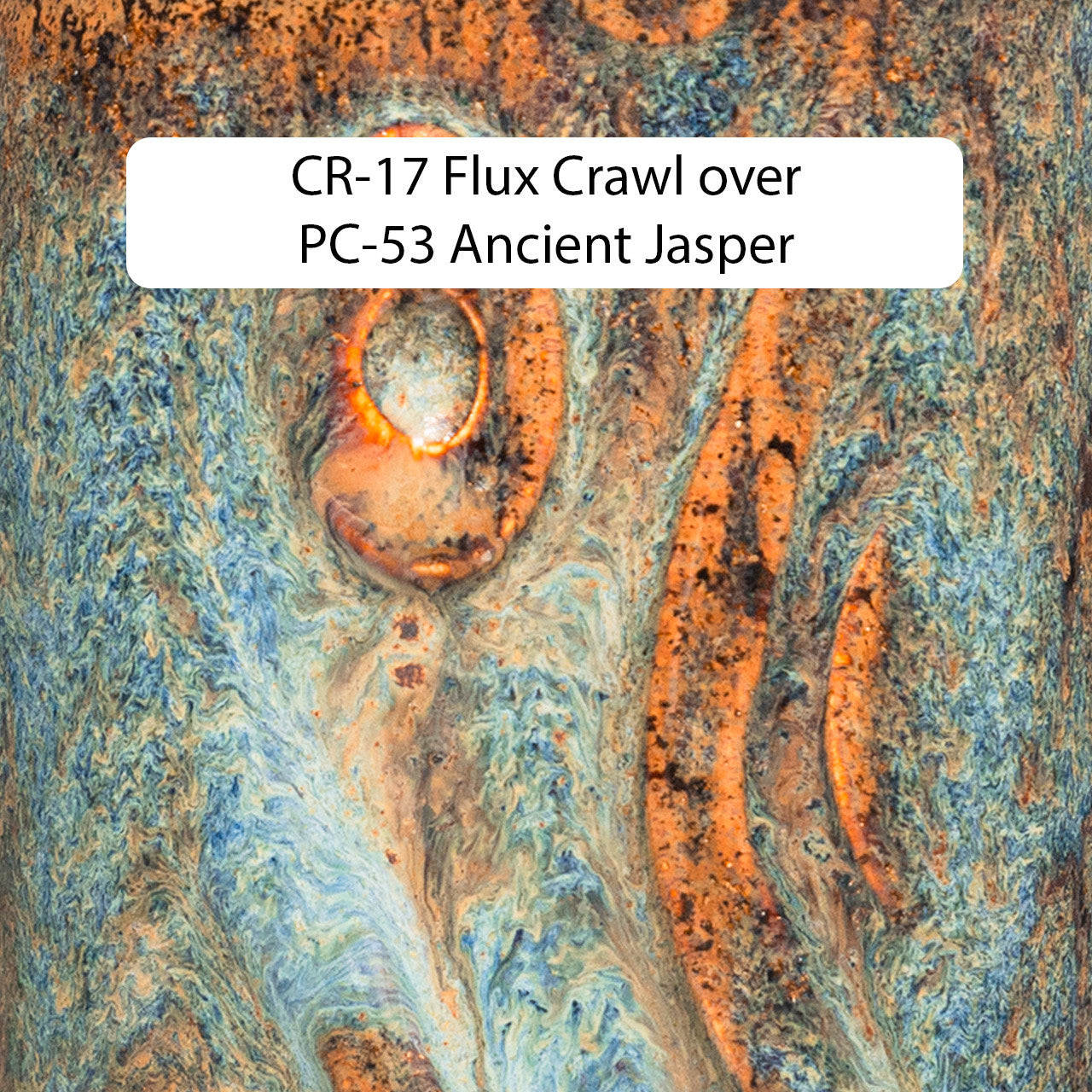 Amaco CR-17 Steinzeugglasur Flux Crawl