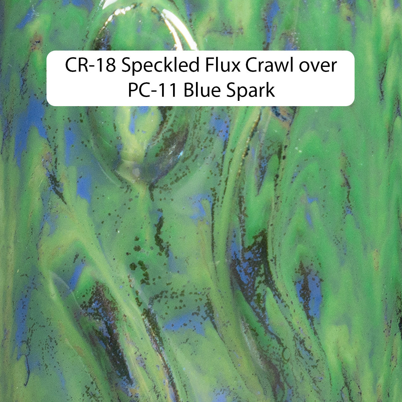 Amaco CR-18 Steinzeugglasur Speckled Flux Crawl