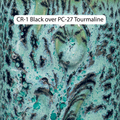 Amaco CR-01 Steinzeugglasur Black