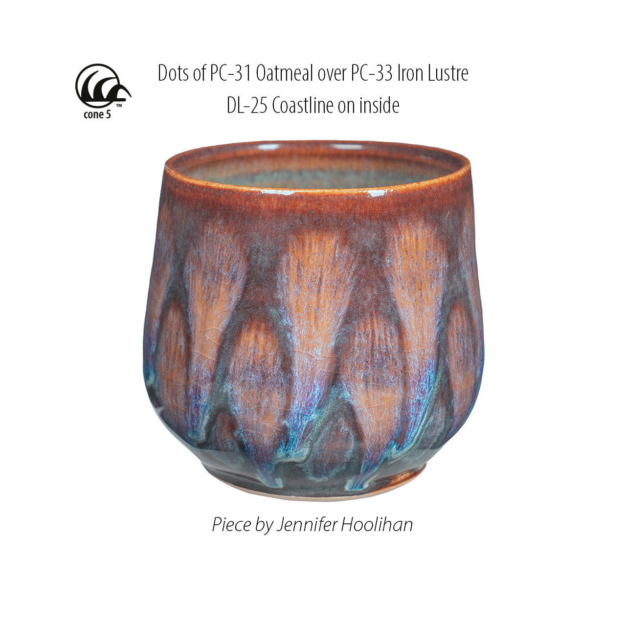 Amaco Stoneware Glaze Iron Lustre