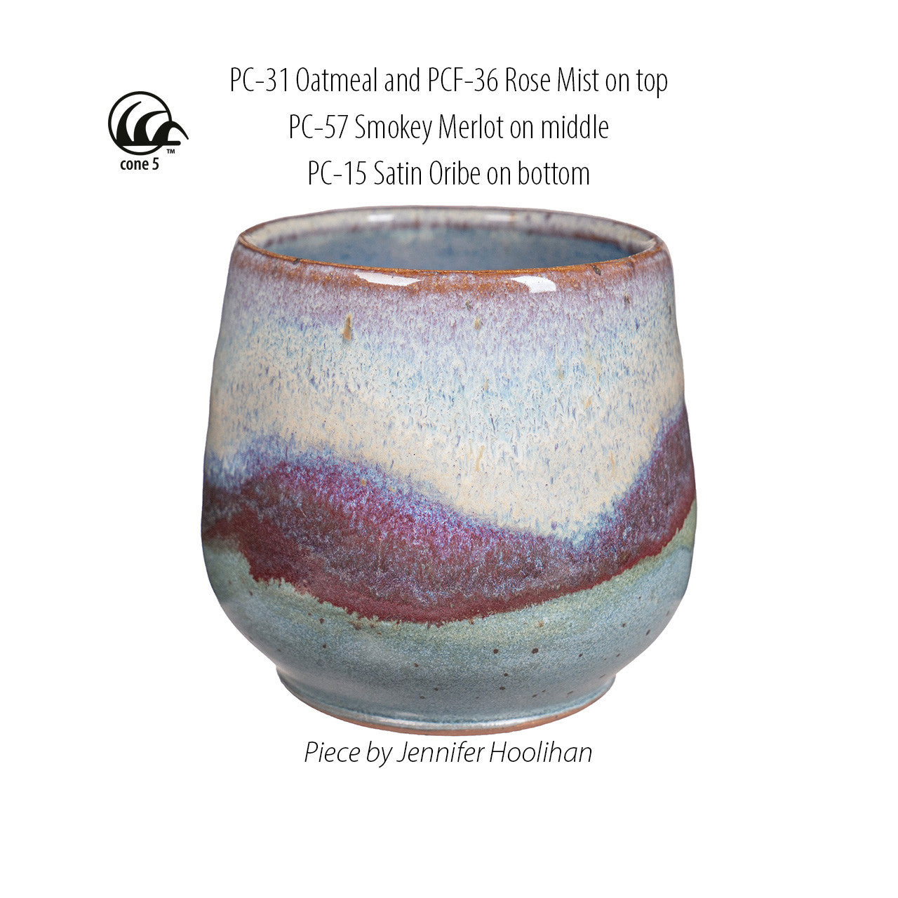 Amaco PCF-36 Steinzeugglasur Rose Mist