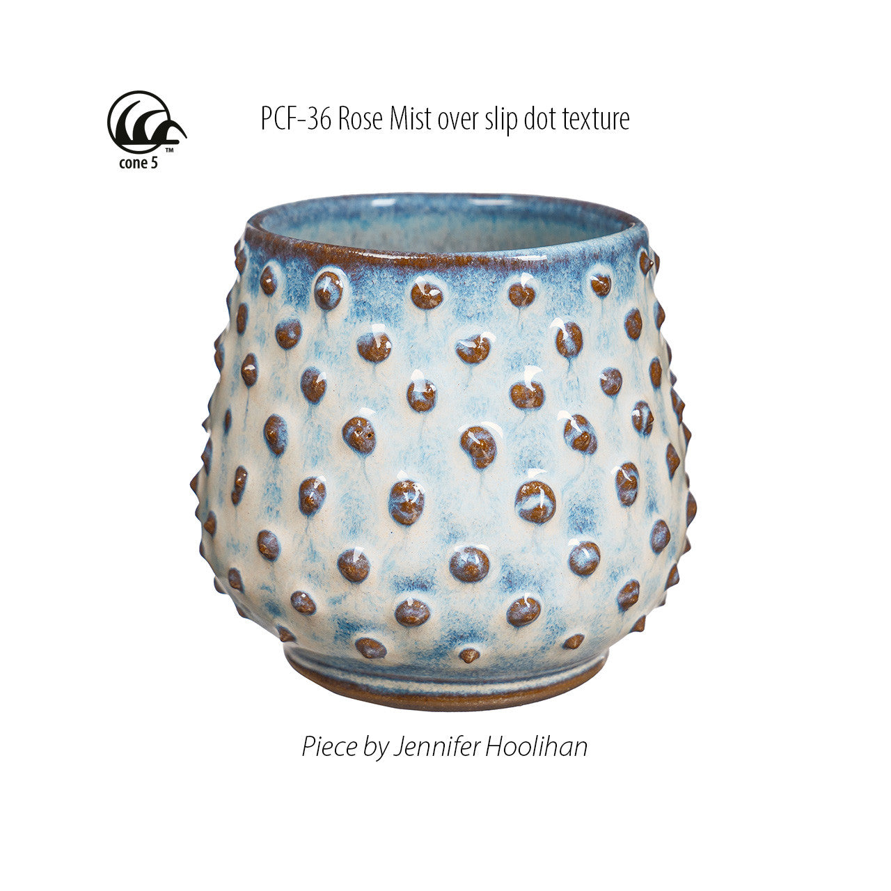 Amaco PCF-36 Steinzeugglasur Rose Mist