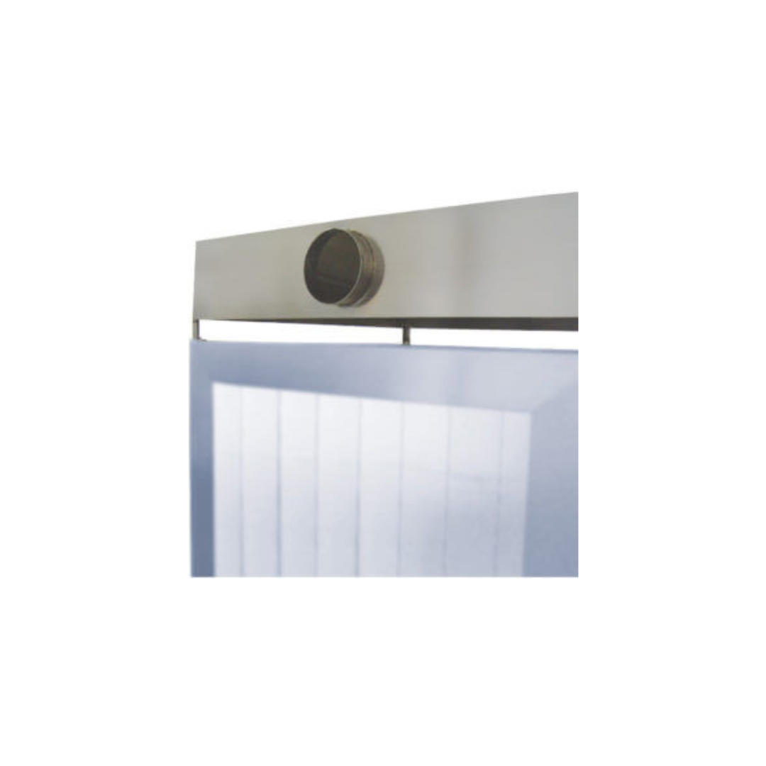 Edelstahl-Abzugshaube mit Kaminanschluss Ø 150 mm