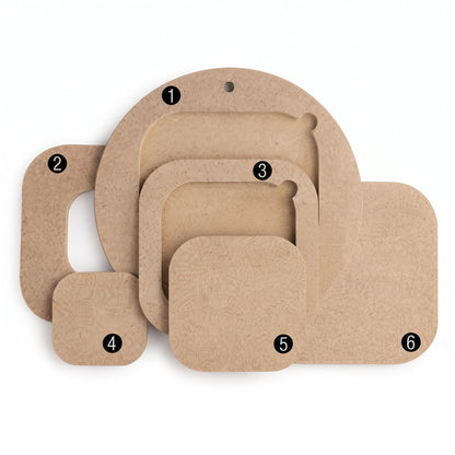 Wechselplattensystem Ø 300 mm MDF-Set