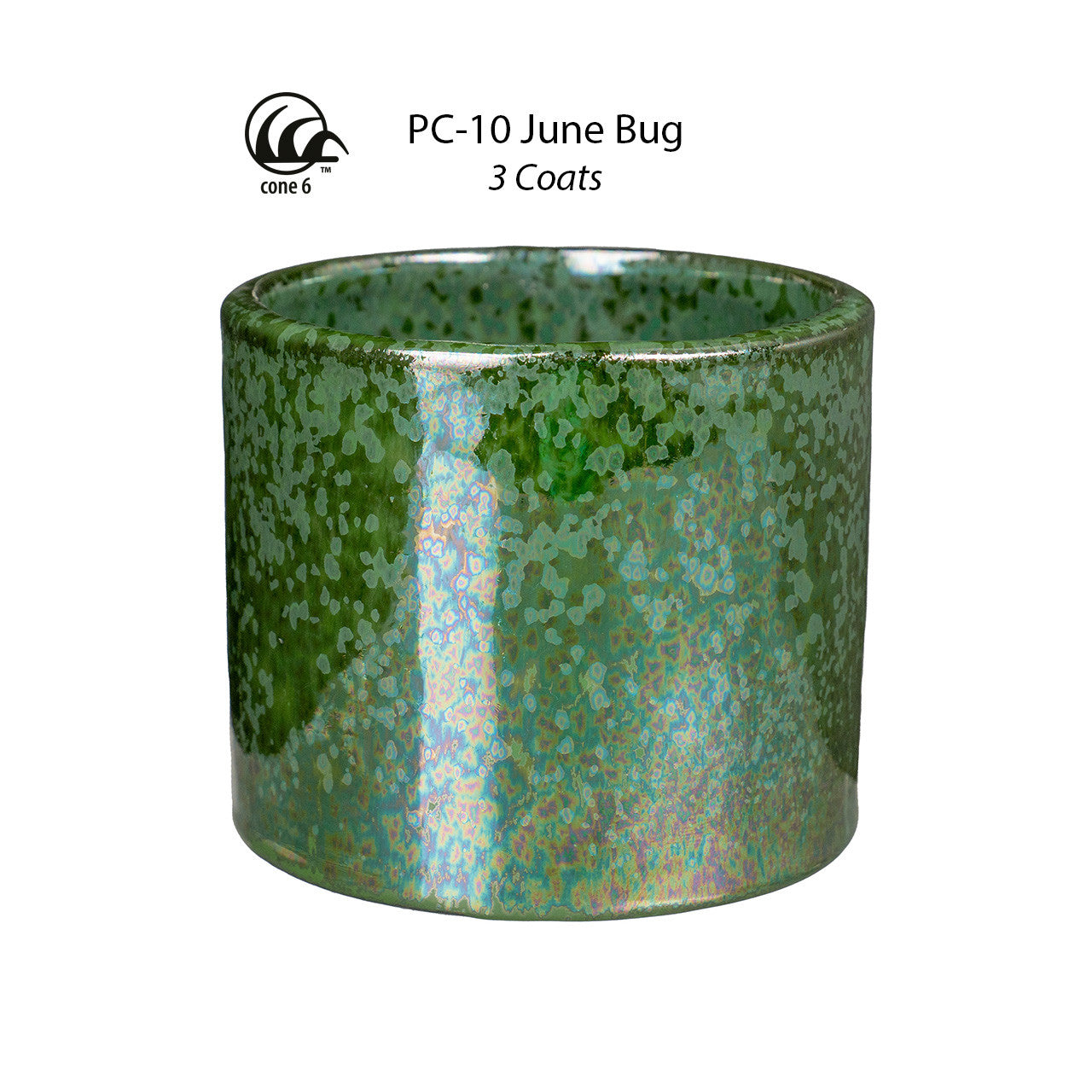 Amaco PC-10 Steinzeugglasur June Bug