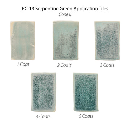 Amaco PC-13 Steinzeugglasur Serpentine Green