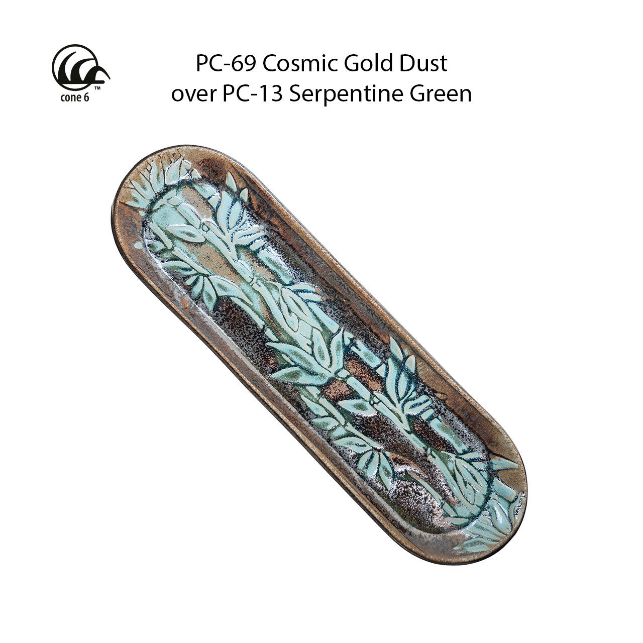 Amaco PC-13 Steinzeugglasur Serpentine Green