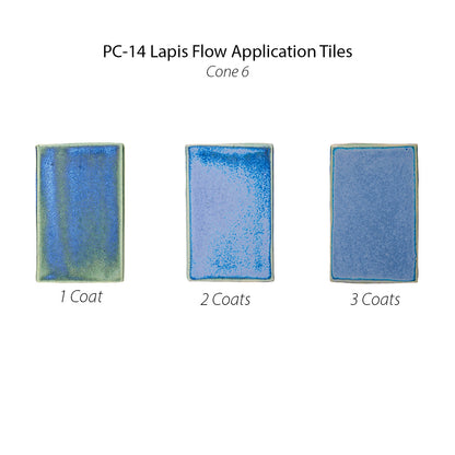 Amaco PC-14 Steinzeugglasur Lapis Flow