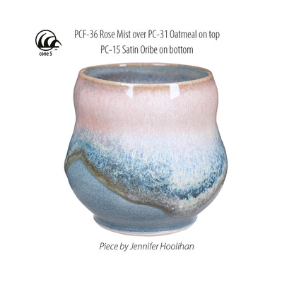 Amaco PC-15 Steinzeugglasur Satin Oribe