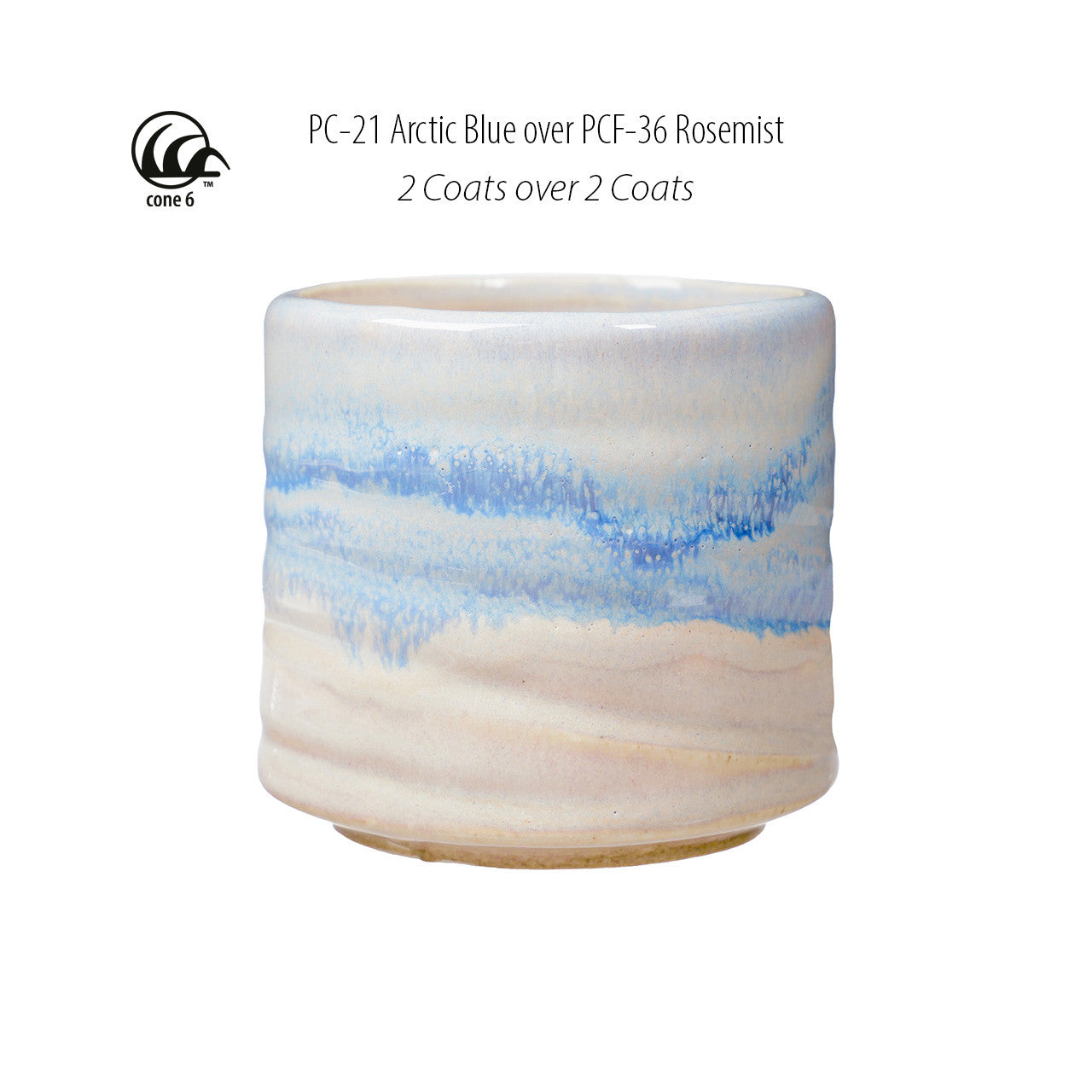Amaco PCF-36 Steinzeugglasur Rose Mist
