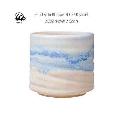 Amaco PCF-36 Steinzeugglasur Rose Mist