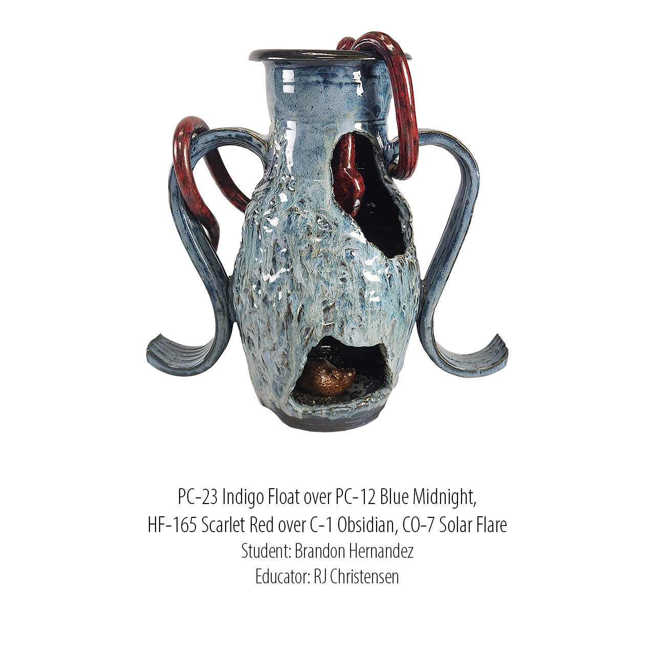 Amaco Stoneware Glaze Indigo Float