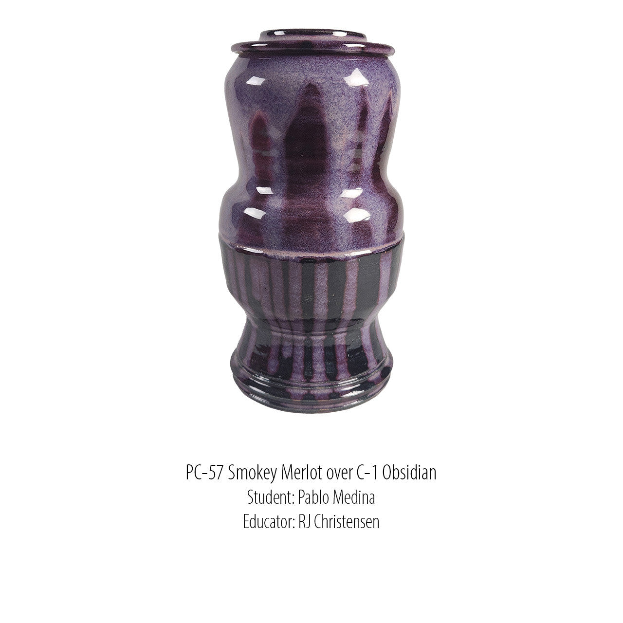 Amaco C-01 Steinzeugglasur Obsidian