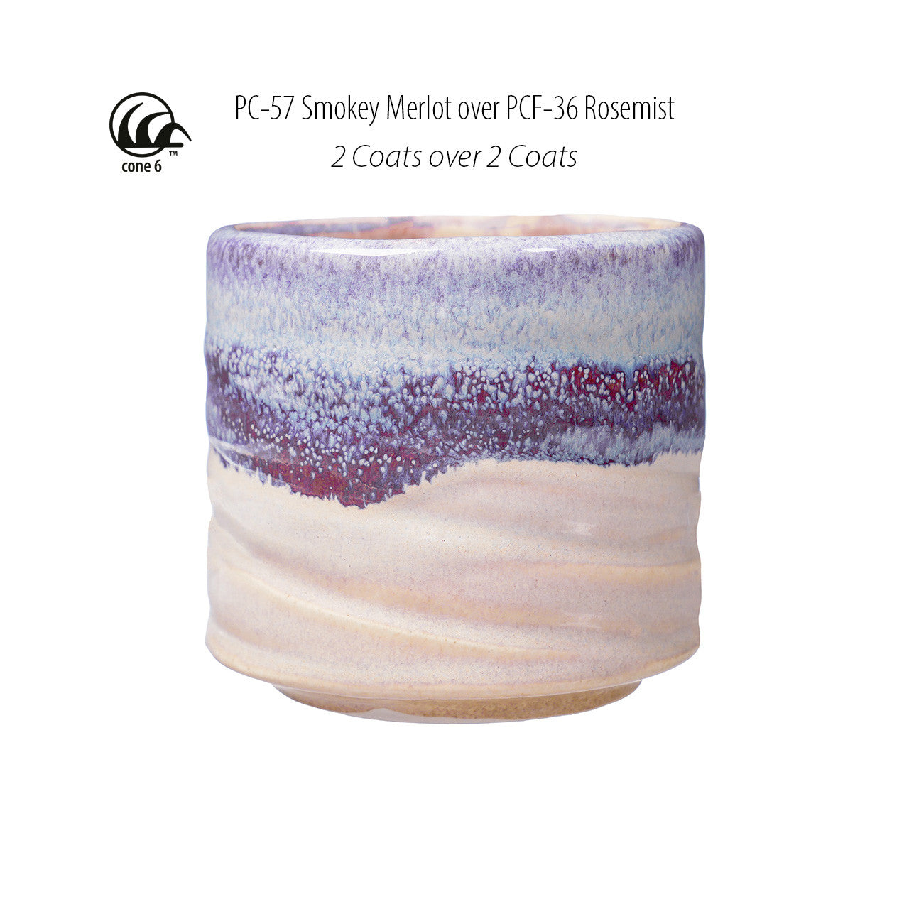 Amaco PCF-36 Steinzeugglasur Rose Mist