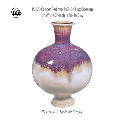 Amaco stoneware glaze Flux Blossom