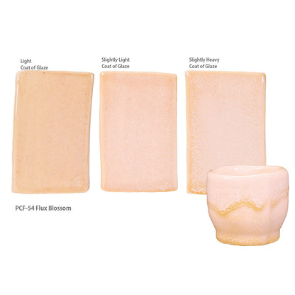 Amaco stoneware glaze Flux Blossom