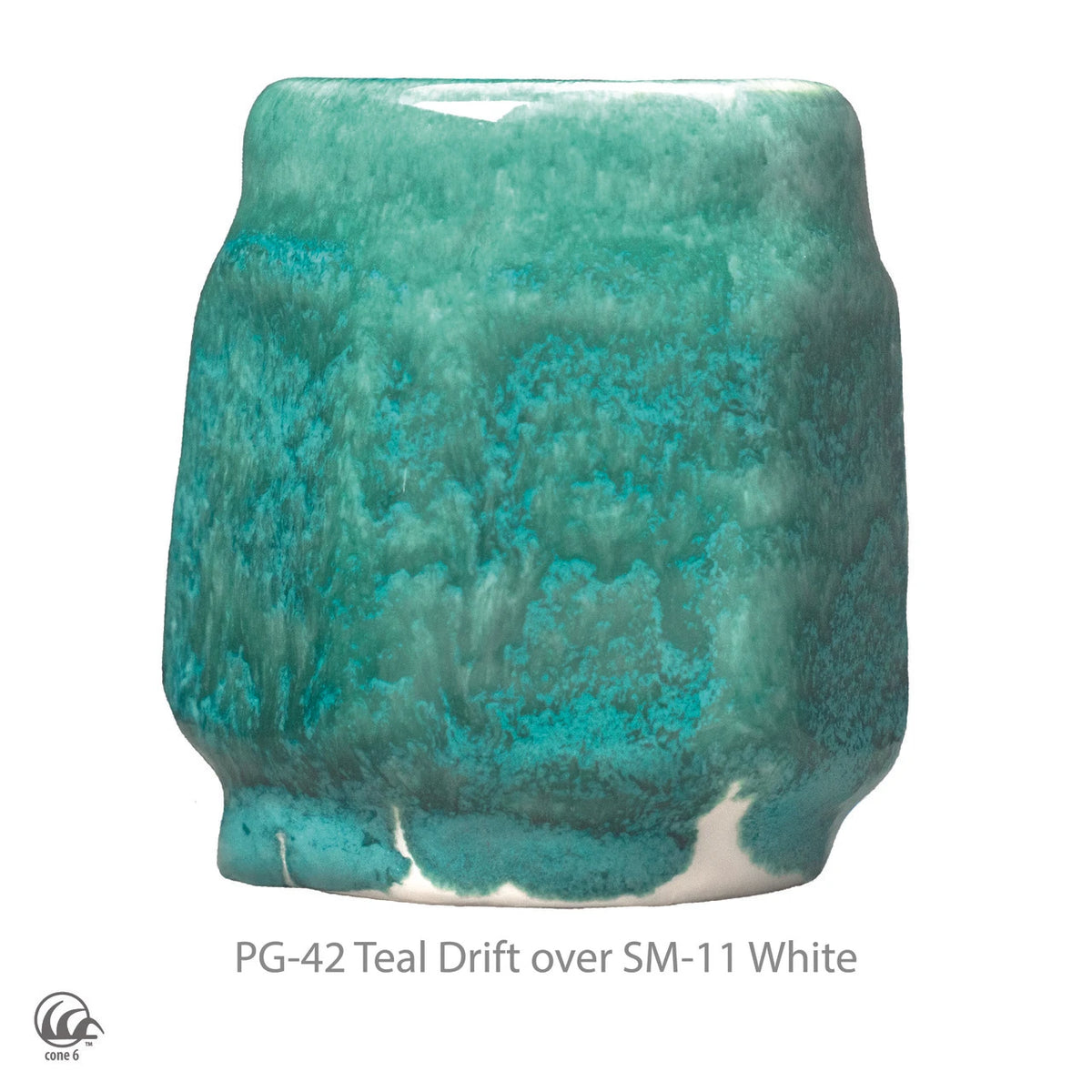 Amaco PG-42 Steinzeugglasur Teal Drift  