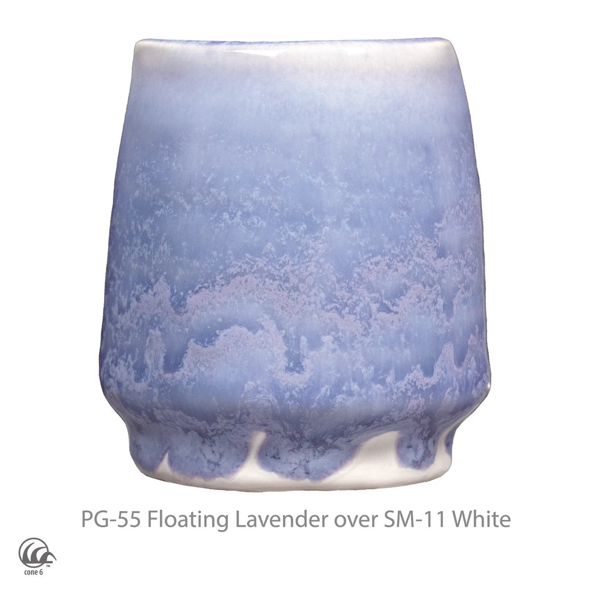 Amaco PG-55 Steinzeugglasur Floating Lavender  