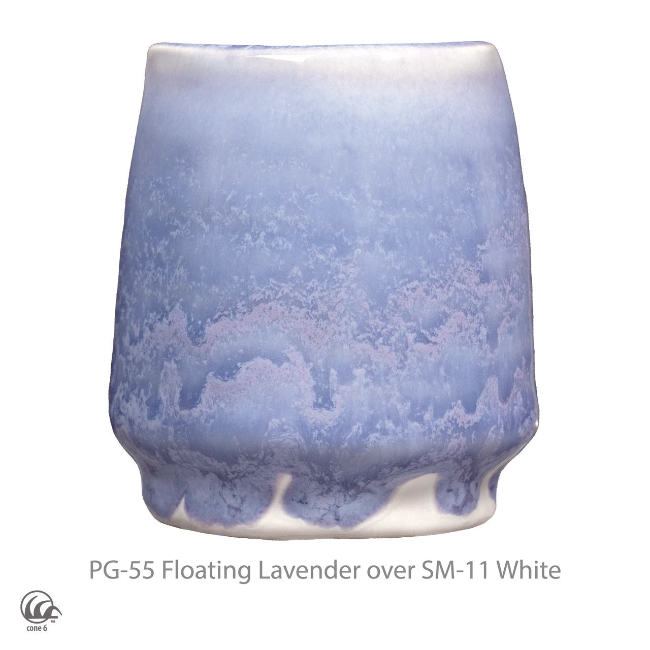 Amaco PG-55 Steinzeugglasur Floating Lavender  