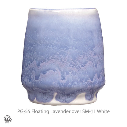 Amaco PG-55 Steinzeugglasur Floating Lavender  