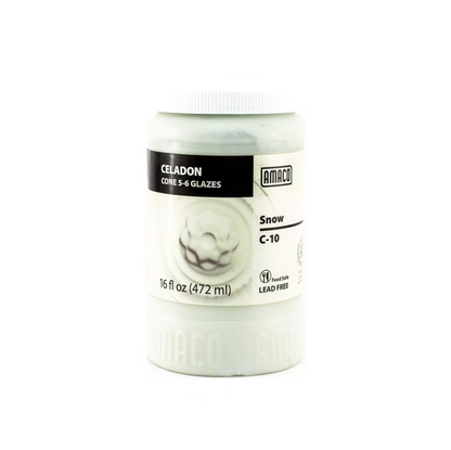 Amaco stoneware glaze Celadon Snow