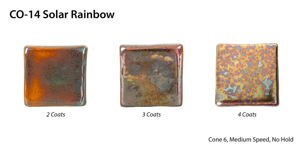 Amaco CO-14 Kristallglasur Solar Rainbow