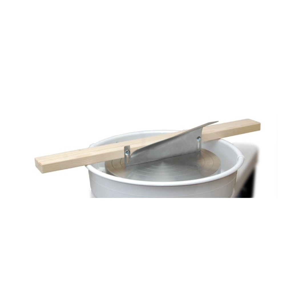 Tonzentrierer (Holz/Edelstahl, 76 cm, höhenverstellbar)  