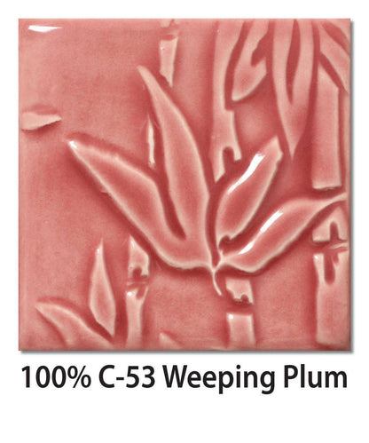 Amaco C-53 Steinzeugglasur Weeping Plum
