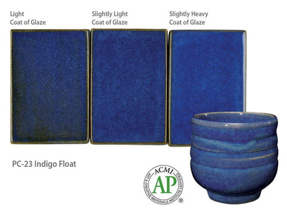 Amaco Stoneware Glaze Indigo Float