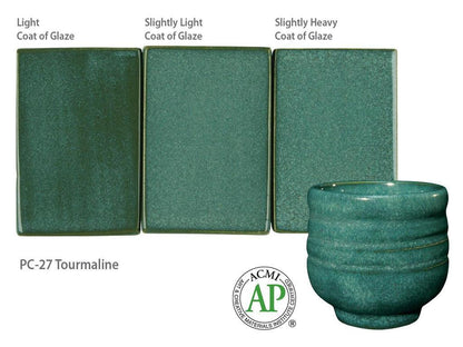 Amaco stoneware glaze Tourmaline