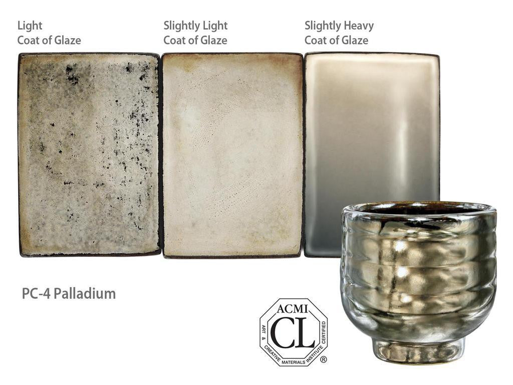 Amaco stoneware glaze Palladium